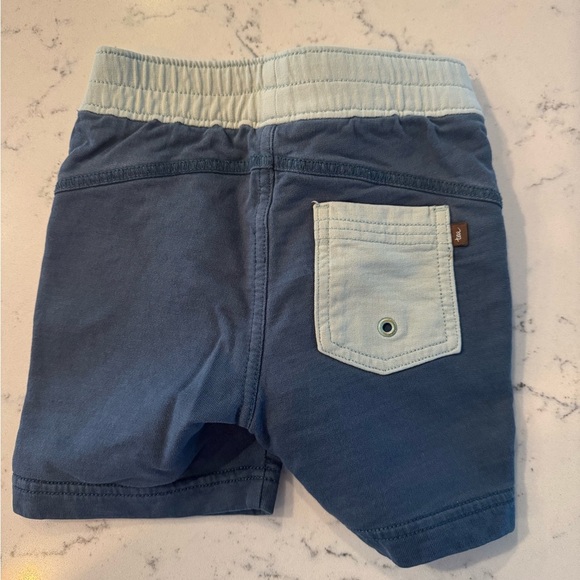 TEA COLLECTION BOYS Blue Shorts 12-18 mos - Picture 4 of 5
